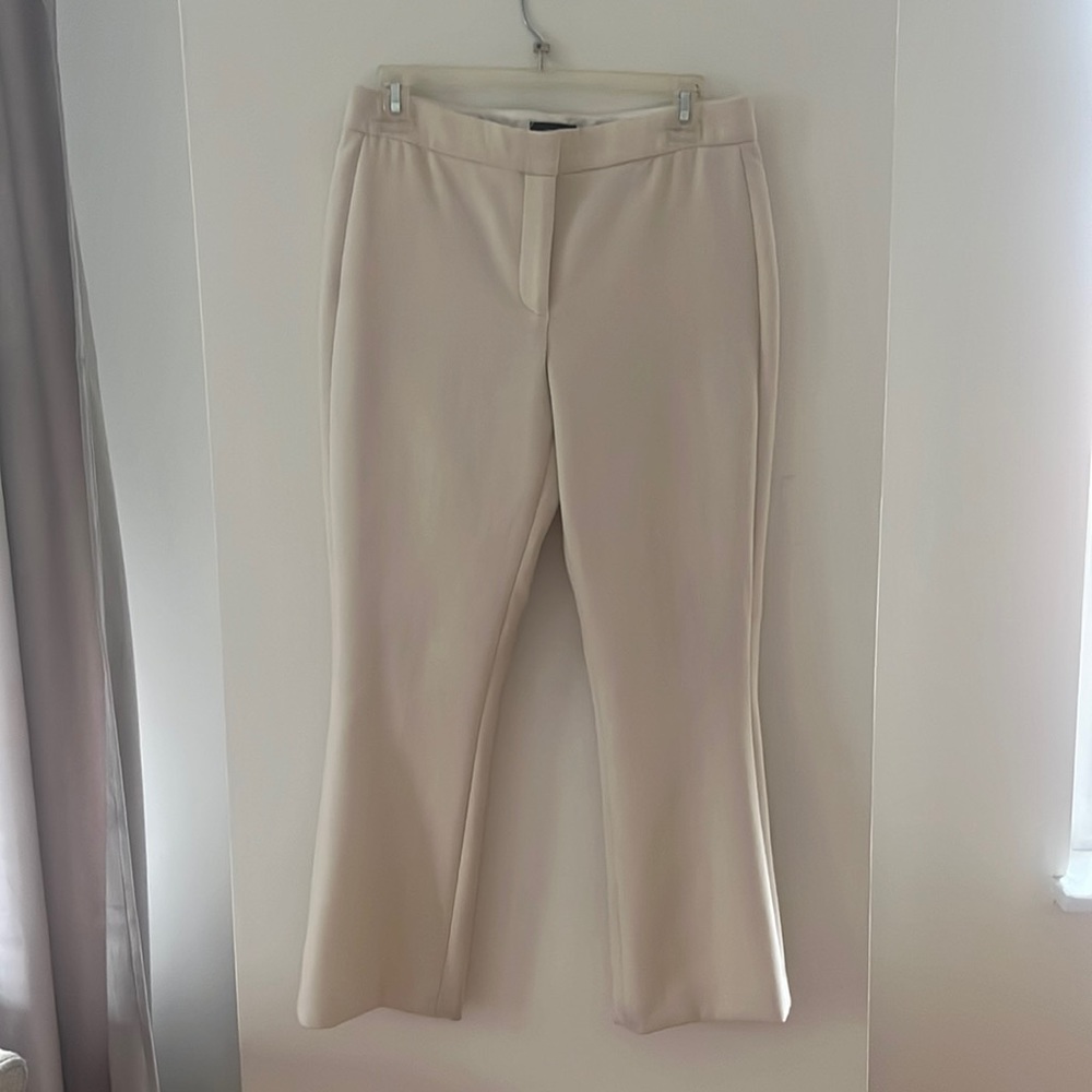 Theory ivory pants size 4